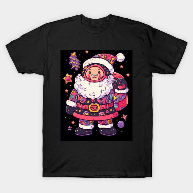 Christmas and Santa Claus5 T-Shirt by saveasART